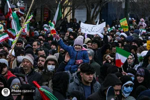 راهپیمایی پرشکوه 22 بهمن در مشهد-٢
