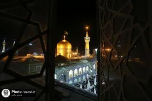آیین نقاره&zwnj;نوازی شب میلاد امام رضا(علیه&zwnj;السلام) در حرم مطهر رضوی