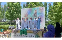 تجلیل خادمان بارگاه رضوی از بانوان سخت‌کوش خدمات شهری در جشن عید غدیر