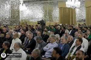 دیدار ستایشگران، شاعران آیینی و مسئولان هیئات مذهبی مشهد با تولیت آستان قدس رضوی