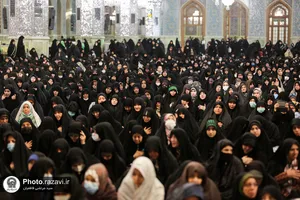 اجتماع بانوان فاطمی در حرم مطهر رضوی