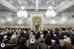 نشست جمعی از اساتید و فضلای حوزه علمیه خراسان با تولیت آستان قدس رضوی