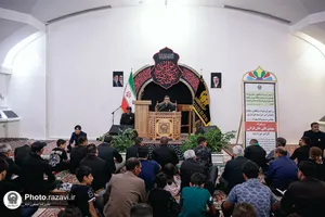 اجرای نیت موقوفه مهدی قلی خان قرایی در حرم مطهر رضوی