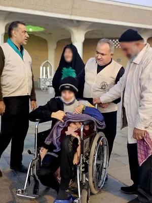 ضامن آهو در حرم خواهرش پذیرای مهمان خود شد