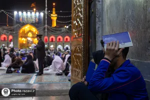 مراسم احیا شب نوزدهم ماه مبارک رمضان در حرم مطهر رضوی-2