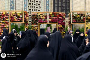 حال و هوای حرم مطهر رضوی در ایام میلاد حضرت معصومه سلام الله علیها