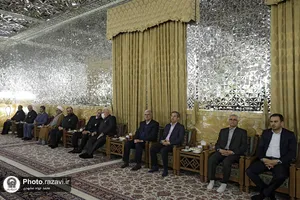 جشن روز میلاد امیرالمومنین در حرم مطهر رضوی