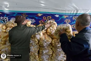 توزیع غذای متبرک در ایستگاه باب الجواد علیه&zwnj;السلام