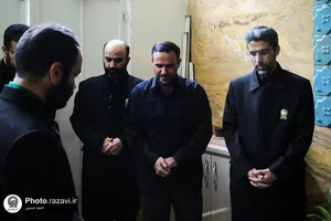 توزیع افطاری بین کارکنان قطار شهری و بهشت رضا علیه السلام