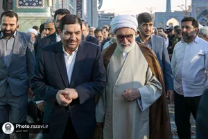 مراسم چهلم شهدای خدمت در حرم مطهر رضوی-2