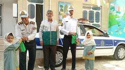 تجلیل خادمیاران رضوی و نوآموزان مهدالرضا (ع) گراش از حافظان امنیت