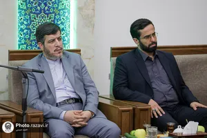 دیدار دانش&zwnj;آموزان افتخارآفرین تیم ملی المپیاد هوش مصنوعی با تولیت آستان قدس رضوی