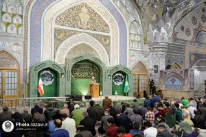 گرامیداشت روز عصای سفید در حرم مطهر رضوی