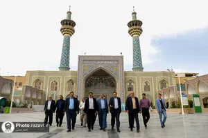 بازدید اعضای شورای شهر مشهد از پروژه&zwnj;های عمرانی حرم مطهر رضوی