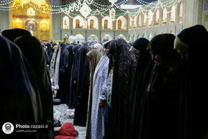 آخرین نماز جماعت سال 1401 در حرم مطهر رضوی