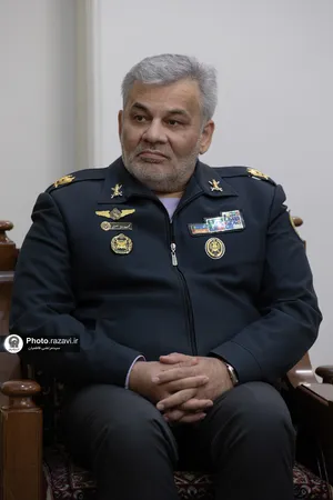 دیدار فرمانده منطقه پدافند هوایی شمال شرق کشور با تولیت آستان قدس رضوی