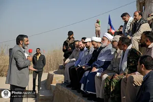 حضور تولیت آستان قدس رضوی در مناطق عملیاتی هشت سال دفاع مقدس
