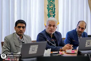 نشست صمیمانه کارکنان مرکز گزینش با قائم&zwnj; مقام تولیت آستان قدس رضوی