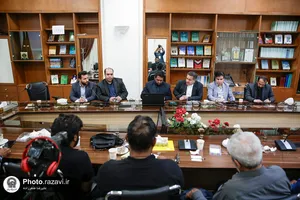 دیدار مدیران قافله سالار کراچی با مدیران بین&zwnj;الملل آستان قدس رضوی