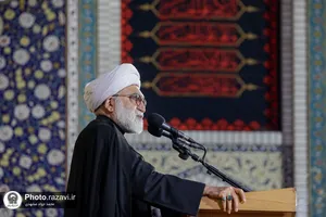 آیین خطبه&zwnj;خوانی شب عاشورای حسینی در حرم مطهر رضوی -2
