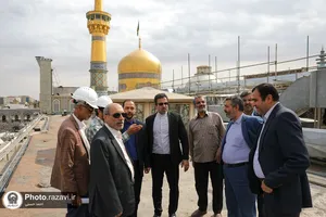 بازدید اعضای شورای شهر مشهد از پروژه&zwnj;های عمرانی حرم مطهر رضوی