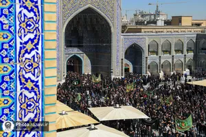 عزاداری روز شهادت امام رضا علیه&zwnj;السلام در حرم مطهر رضوی