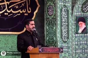مراسم شب وفات حضرت ام البنین(س) در حرم مطهر رضوی