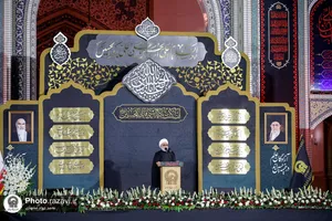 آیین خطبه&zwnj;خوانی شب عاشورای حسینی در حرم مطهر رضوی -2