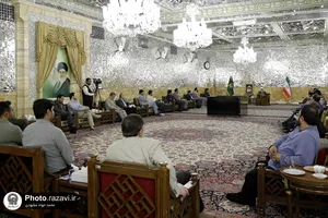 دیدار معاون و مدیران سیمای صدا و سیمای جمهوری اسلامی با تولیت آستان قدس رضوی