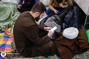 آغاز اعتکاف نوجوانان در حرم مطهر رضوی