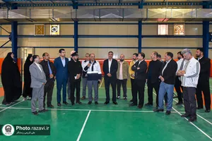 بازدید خدام حرم مطهر رضوی از پایگاه&zwnj;های مدیریت بحران شهرداری مشهد
