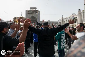 عزاداری روز شهادت امام رضا علیه&zwnj;السلام در حرم مطهر رضوی-2