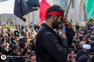 اجتماع عزاداران رضوی در حرم مطهر رضوی