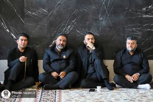 عزاداری هیئت های مذهبی سراسر کشور در حسینیه حرم