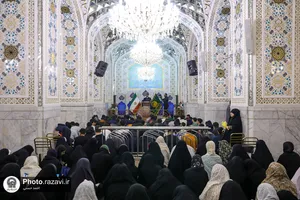 تشرف مدال&zwnj;آوران المپیاد دانش&zwnj;آموزی کشوری به حرم مطهر رضوی