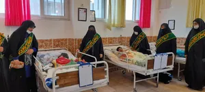 پیچیدن بوی عطر رضوی در آسایشگاه معلولان و تجلیل از پرستاران بابلی