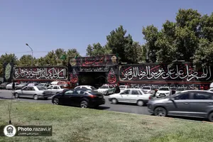بازدید قائم مقام تولیت آستان قدس رضوی از موکب بنیاد بهره وری موقوفات