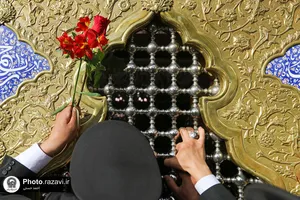 آیین اذن اعزام کاروان زیر سایه خورشید در حرم مطهر رضوی