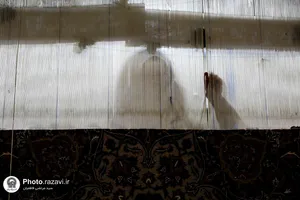 بازدید اعضای فرهنگستان هنر از کارخانه فرش آستان قدس رضوی