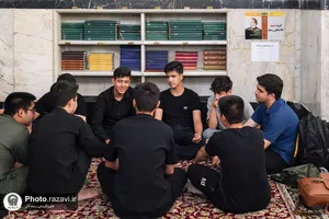 اعتکاف دانش &zwnj;آموزان مدارس امام رضا علیه&zwnj;السلام