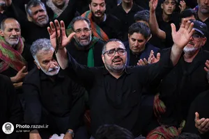 عزاداری سنتی شب چهارم محرم در &laquo;حسینیه حرم&raquo;