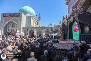 هیئت عزاداران اصفهانی در حسینیه حرم