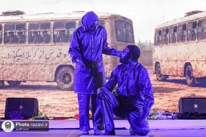نمایش آیینی &laquo;قائد&raquo;