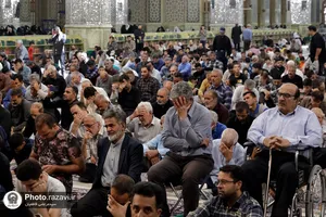 مراسم شهادت امام باقر علیه السلام در رواق امام خمینی(ره) حرم مطهر رضوی