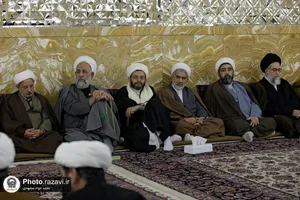 دیدار اعضاء مجمع خطبای حوزه علمیه خراسان با تولیت آستان قدس رضوی
