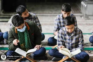 محفل انس با قرآن ویژه مدارس امام رضا(علیه&zwnj;السلام) در حرم مطهر رضوی
