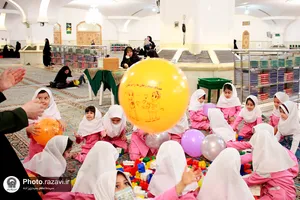 جشن ویژه نونهالان در حرم مطهر رضوی