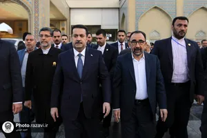 دیدار نخست وزیر عراق با تولیت آستان قدس رضوی