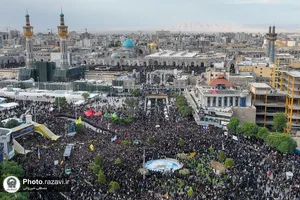 تشییع رئیس&zwnj;جمهور شهید و همراهان در مشهدالرضا&zwnj;&zwnj;علیه السلام -1