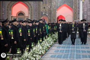 آیین خطبه&zwnj;خوانی شب شهادت امام رضا علیه&zwnj;السلام در حرم مطهر رضوی-1